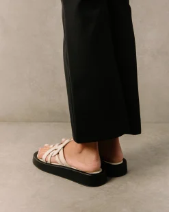 Cool - Sandalias Blancas De Piel