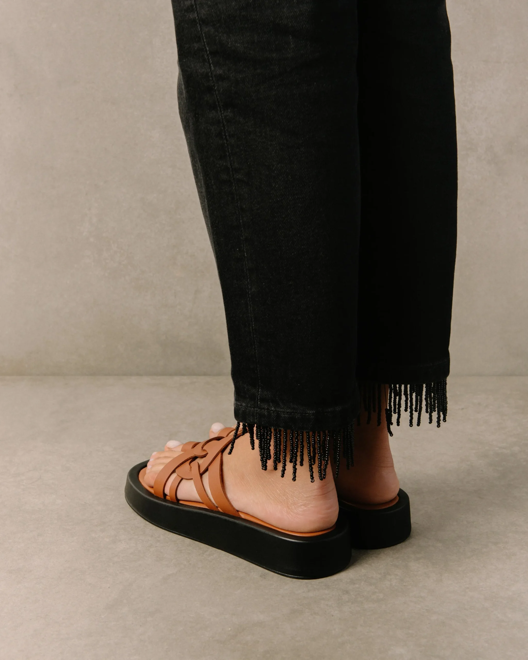 Cool - Sandalias Marrones De Piel