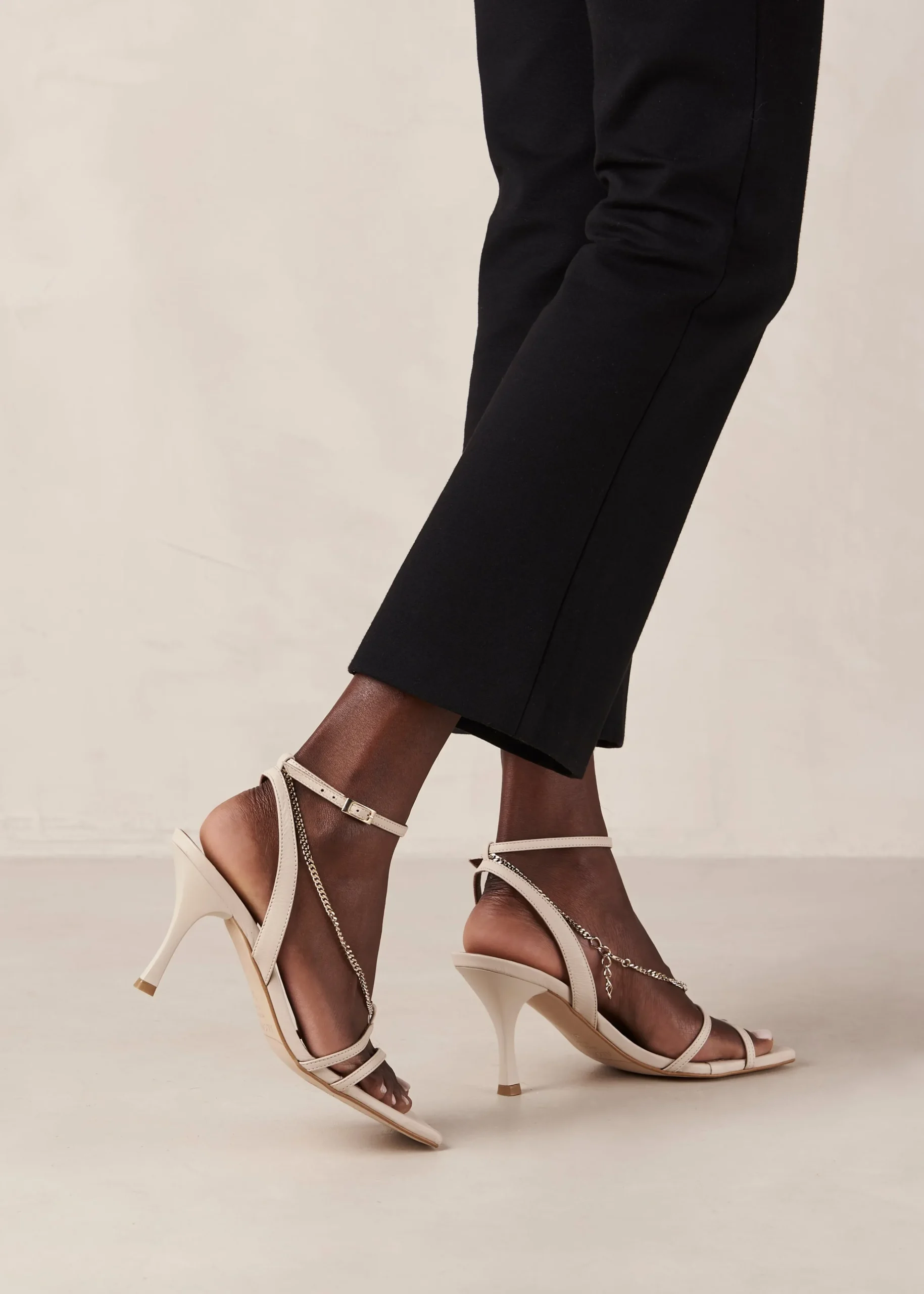 Cool - Sandalias Negras De Piel