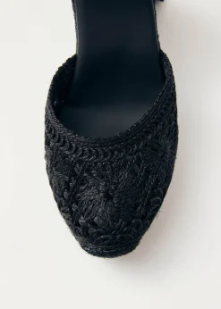 Cordelia Alpargatas De Crochet Negras
