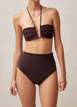 Costa Braguita De Bikini Marrón