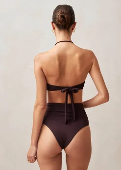 Costa Braguita De Bikini Marrón