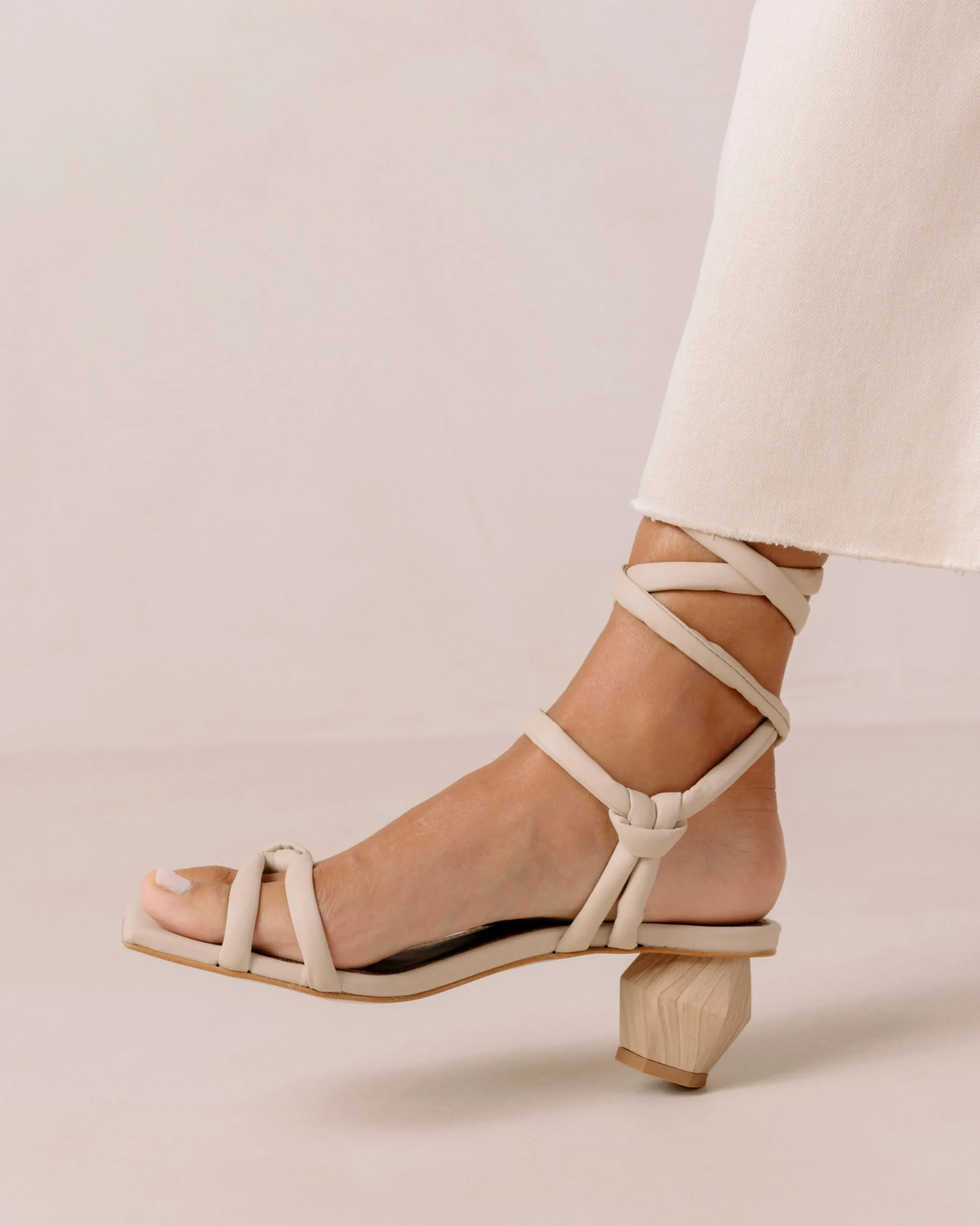 Creative - Sandalias De Piel Blancas
