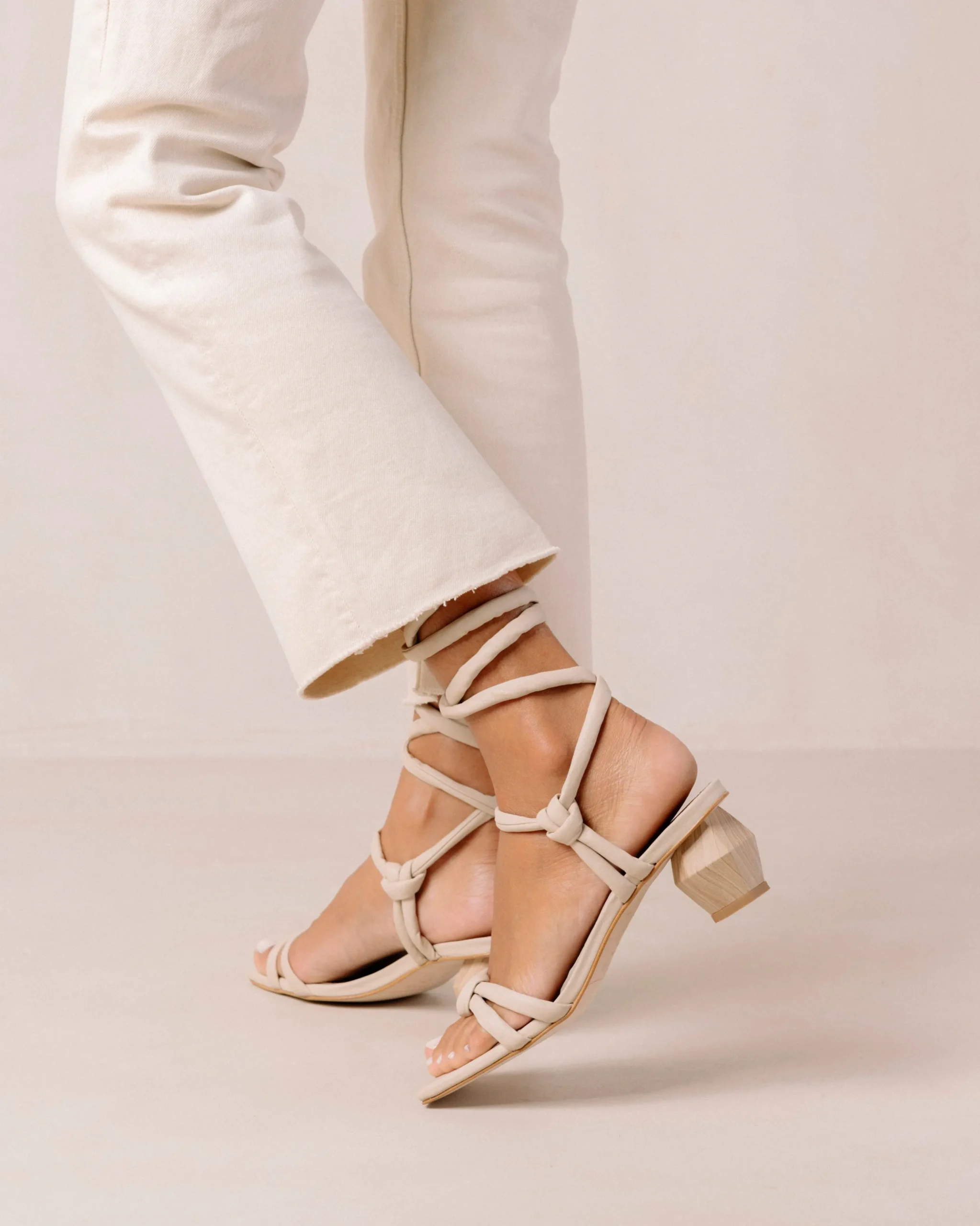 Creative - Sandalias De Piel Blancas