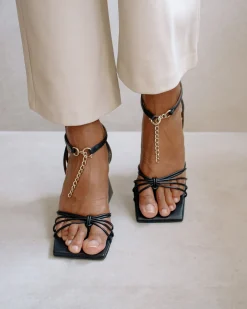 Daisy - Sandalias Blancas De Piel