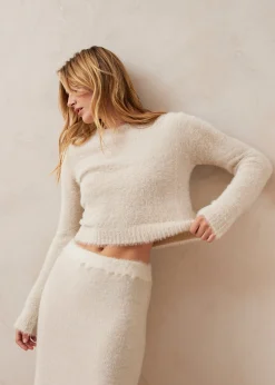 Deli - Jersey De Punto Color Ecru