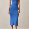 Delicate - Vestido De Punto Azul