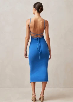 Delicate - Vestido De Punto Azul