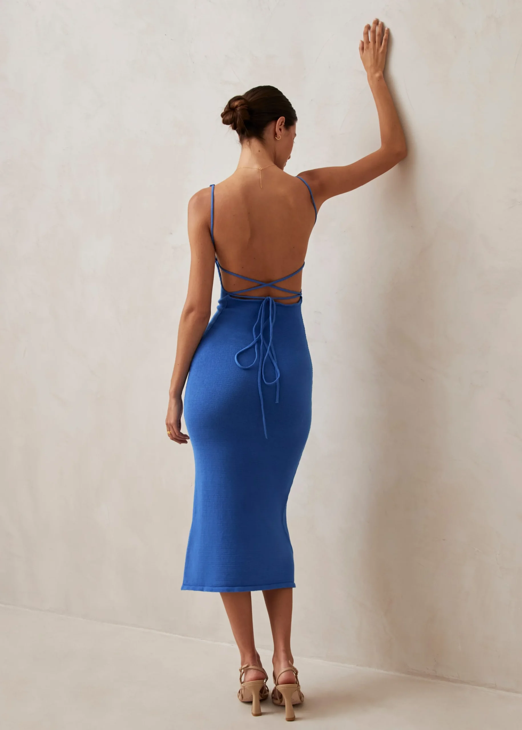 Delicate - Vestido De Punto Azul