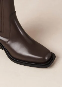 Denver Botines De Cuero Marrón