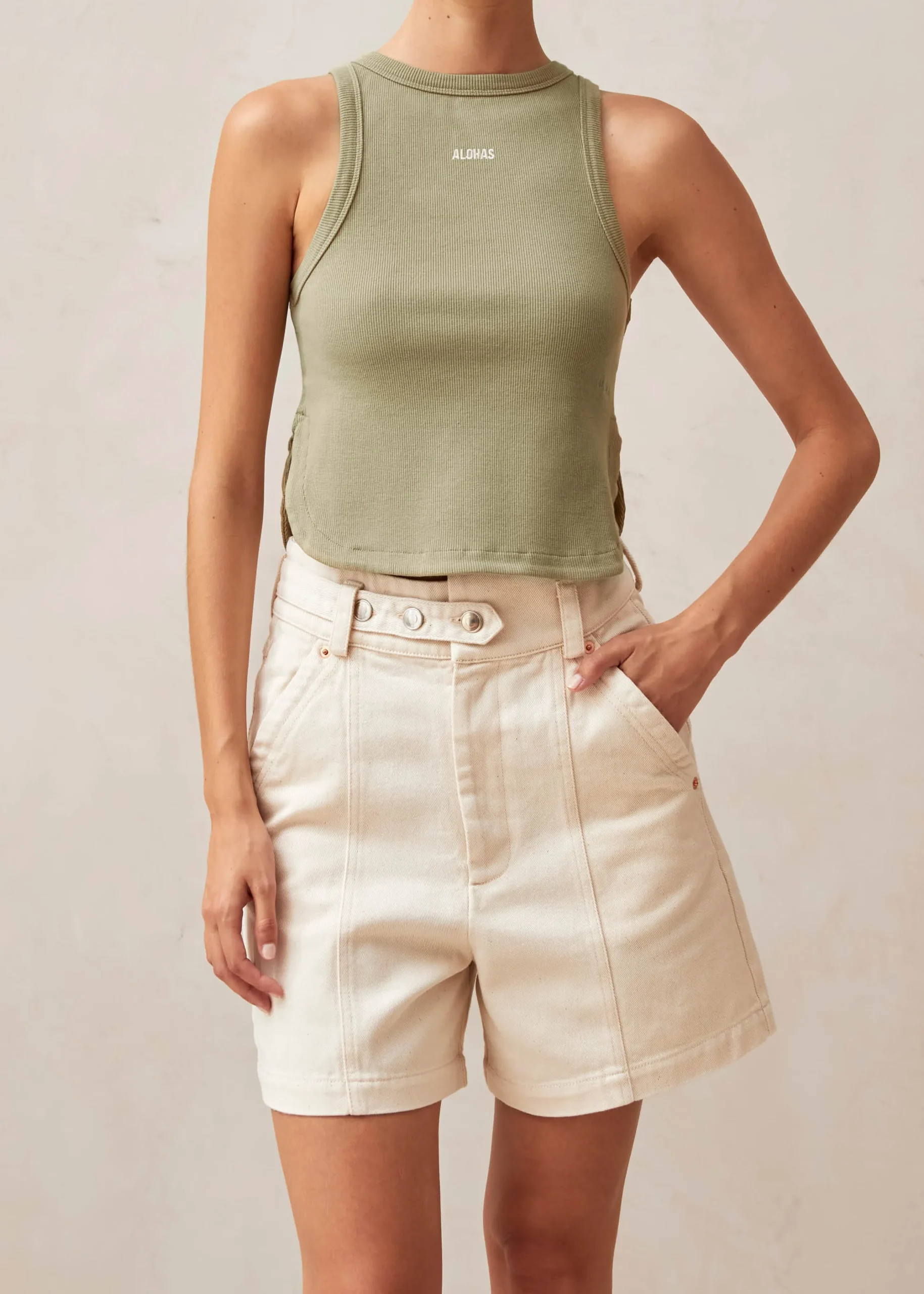 Dina Camiseta Verde Caqui