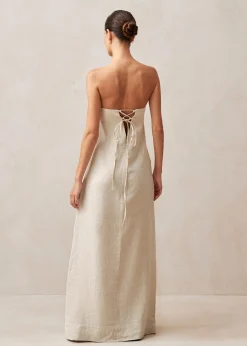 Dinka Vestido Maxi Beige