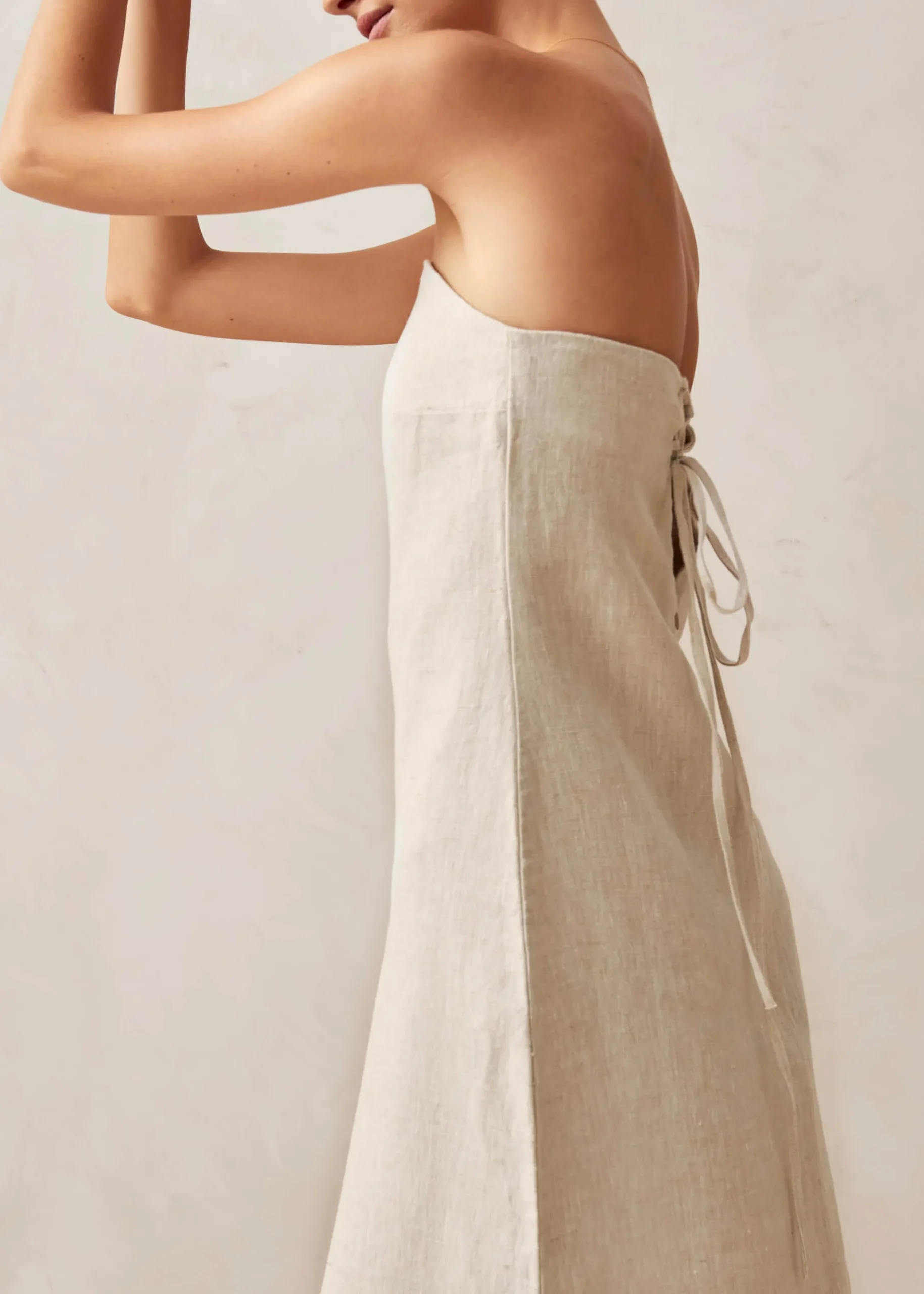 Dinka Vestido Maxi Beige