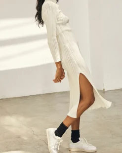 Donna - Vestido De Punto Blanco