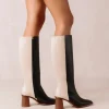 East - Botas Blancas Y Negras