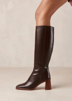 East - Botas Marrones De Piel