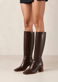East - Botas Marrones De Piel