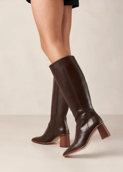 East - Botas Marrones De Piel