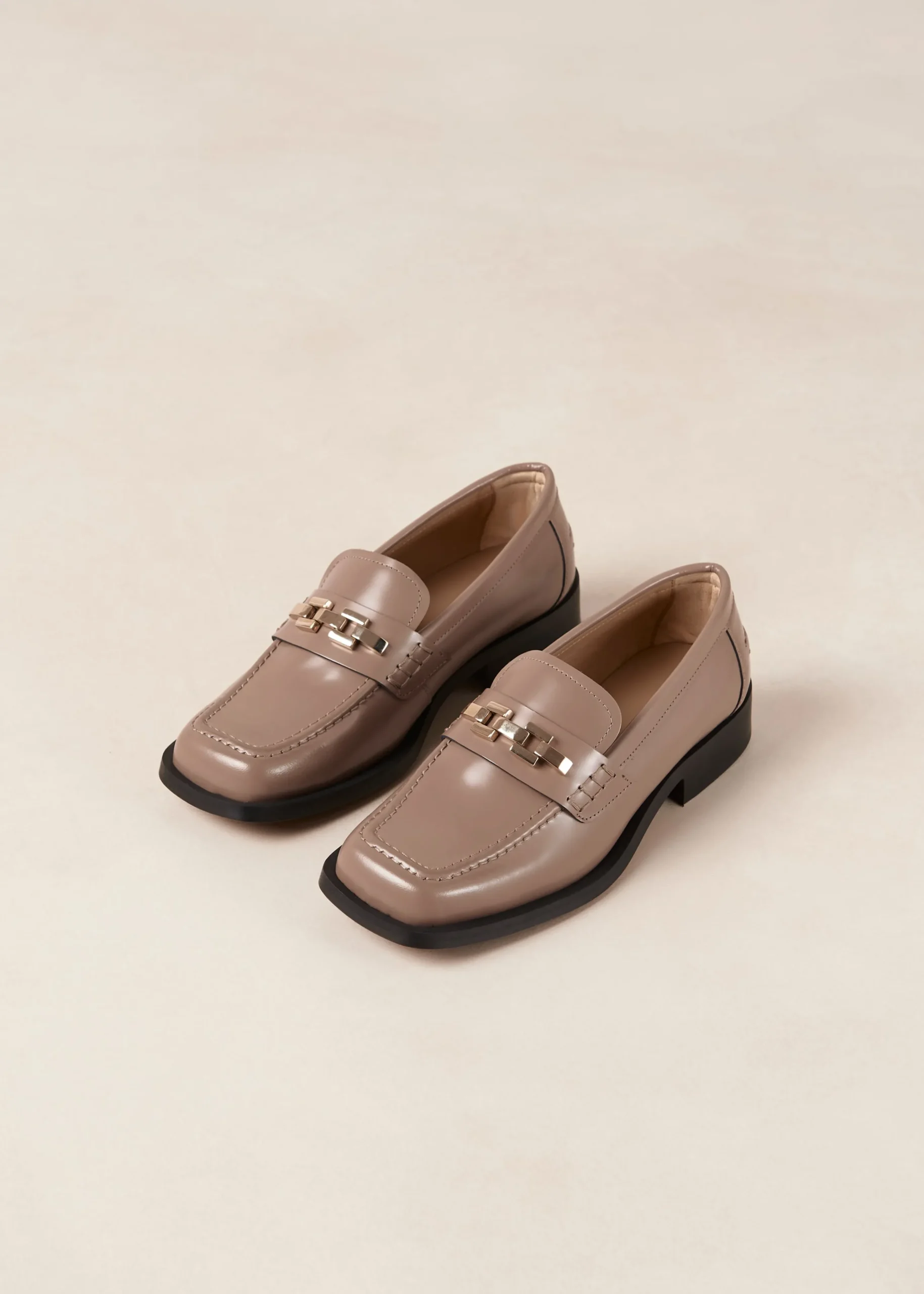 Elliot - Mocasines Marrones Con Cadena Dorada