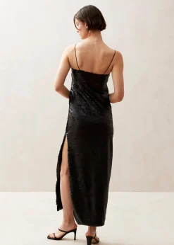 Elmi - Vestido Midi Negro