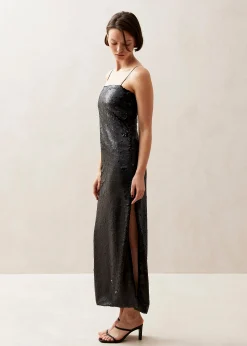 Elmi - Vestido Midi Negro