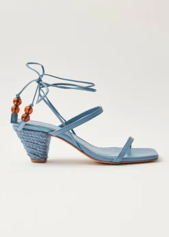 Elyn Sandalias De Cuero Color Crema