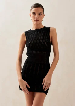 Fiorella Vestido Mini Negro