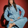 Gata - Sandalias Denim De Cuña
