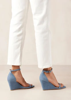 Gata - Sandalias Denim De Cuña