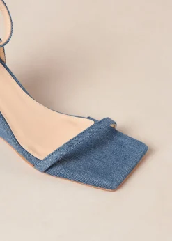 Gata - Sandalias Denim De Cuña