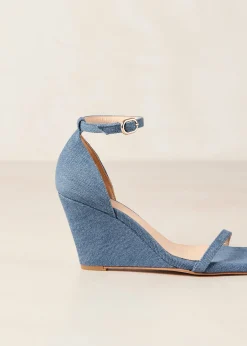 Gata - Sandalias Denim De Cuña