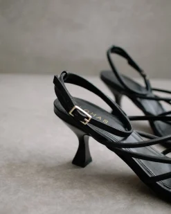 Ginza - Sandalias De Piel Negras