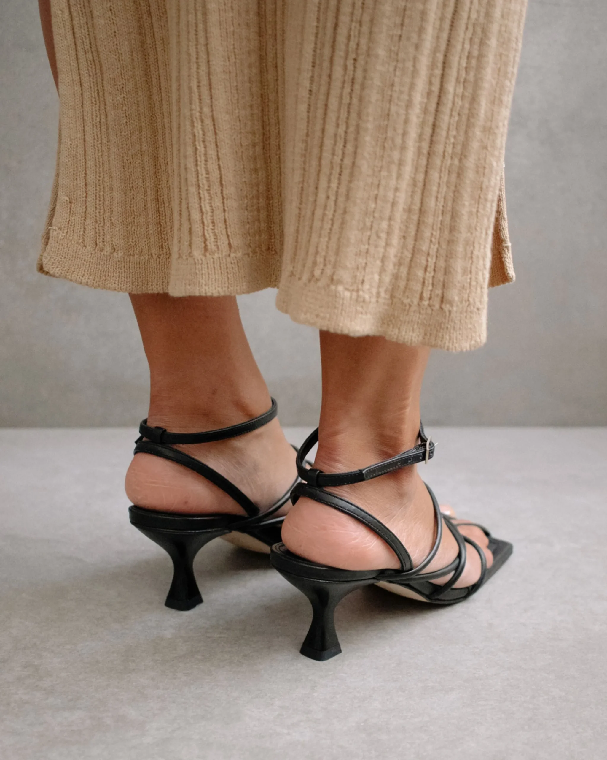 Ginza - Sandalias De Piel Negras
