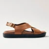 Goldie - Sandalias Negras De Piel