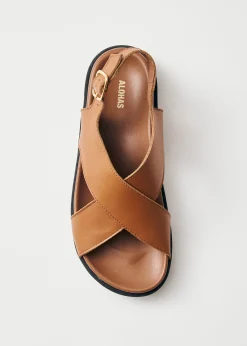 Goldie - Sandalias Negras De Piel