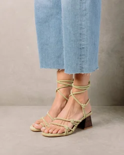 Goldie - Sandalias Verdes De Piel