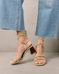 Goldie - Sandalias Verdes De Piel