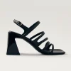 Grace Corn - Sandalias Blanco Crema De Cuero Vegano