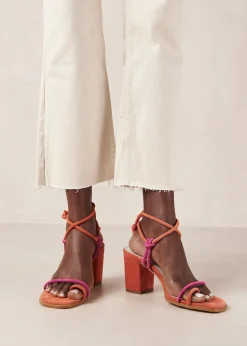 Harllow Sandalias De Cuero Negro