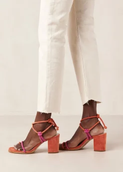 Harllow Sandalias De Cuero Negro