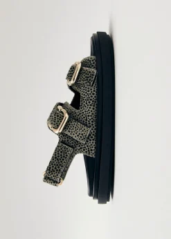Harper - Sandalias Rojas Y Rosas De Piel
