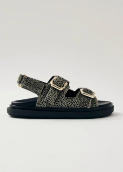Harper - Sandalias Rojas Y Rosas De Piel