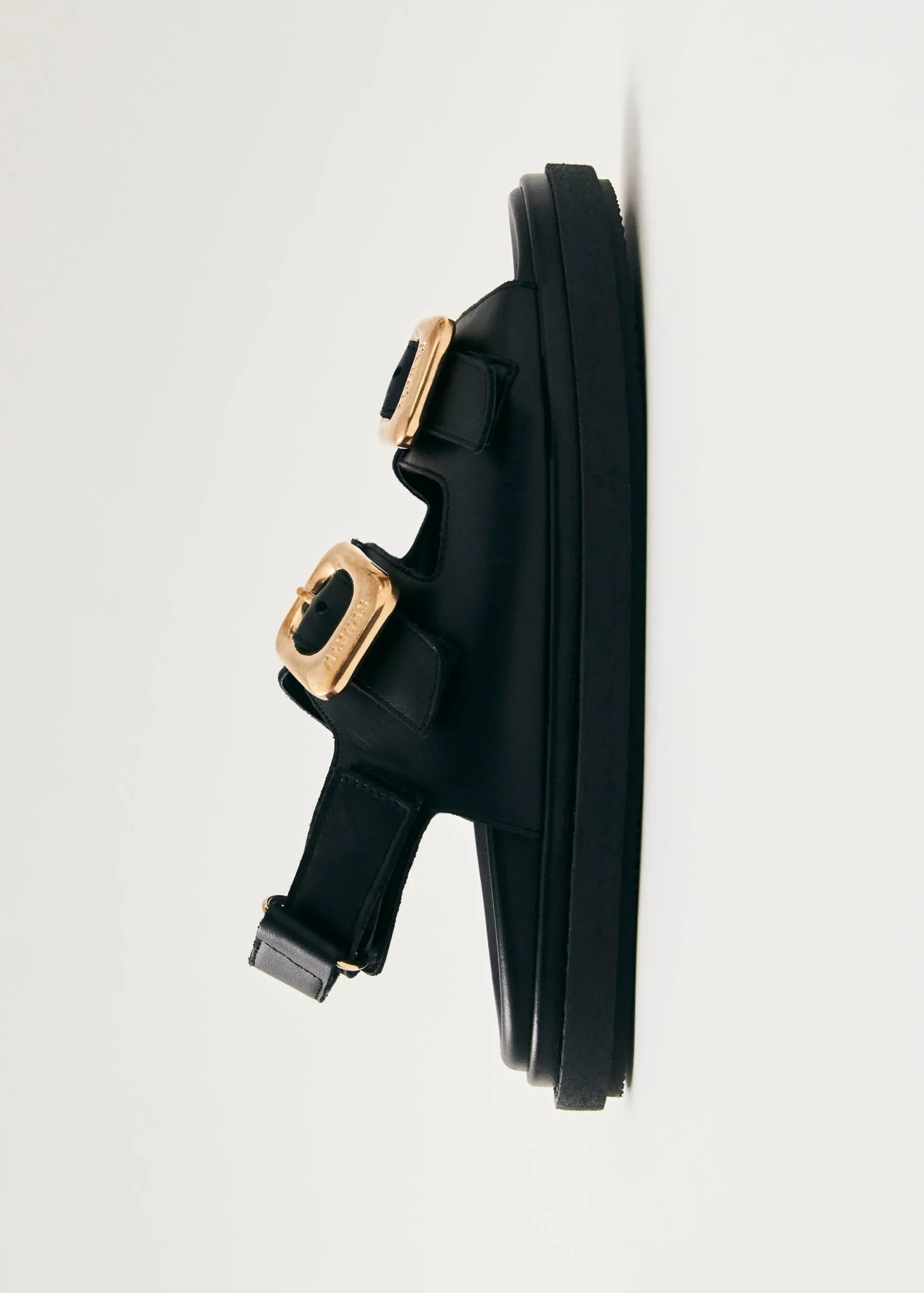 Harper Sandalias De Cuero Gris Suave