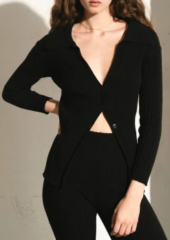Icon - Chaqueta De Punto Negra