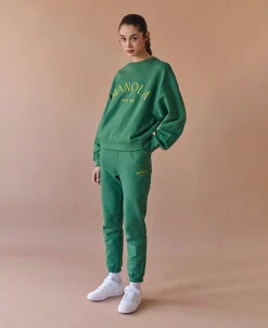 Iconic - Pantalón De Chándal Verde Oscuro
