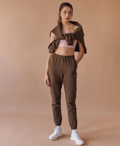 Iconica - Pantalón De Chándal Marrón