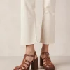 Indiana - Sandalias Naranjas De Piel