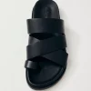 Indiana - Sandalias Negras De Ante