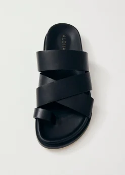 Indiana - Sandalias Negras De Ante