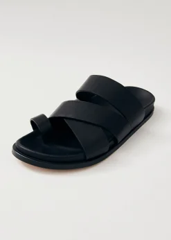 Indiana - Sandalias Negras De Ante